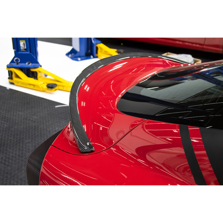 OLM 20202022 Toyota Supra RV Style Carbon Fiber Duckbill Trunk Spoiler