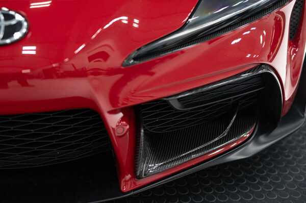 OLM 2020-2022 Toyota Supra Carbon Fiber Front Bumper Grille Cover Set ...
