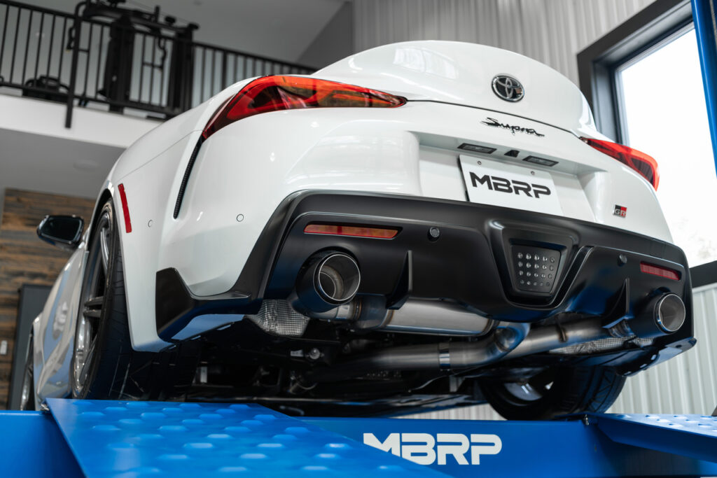 MBRP 2020-2022 Toyota Supra GR 3.0L Stainless Steel 3″ Carbon Fiber ...