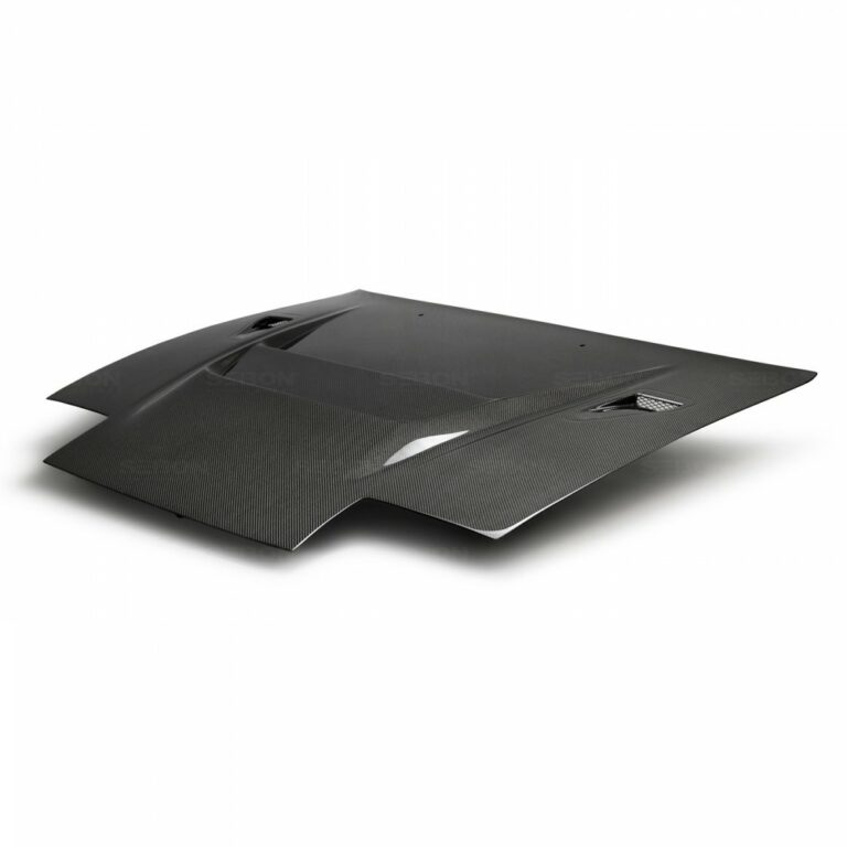 NRG 89-94 240SX S13 Hood Damper Kit Carbon Fiber main image 0