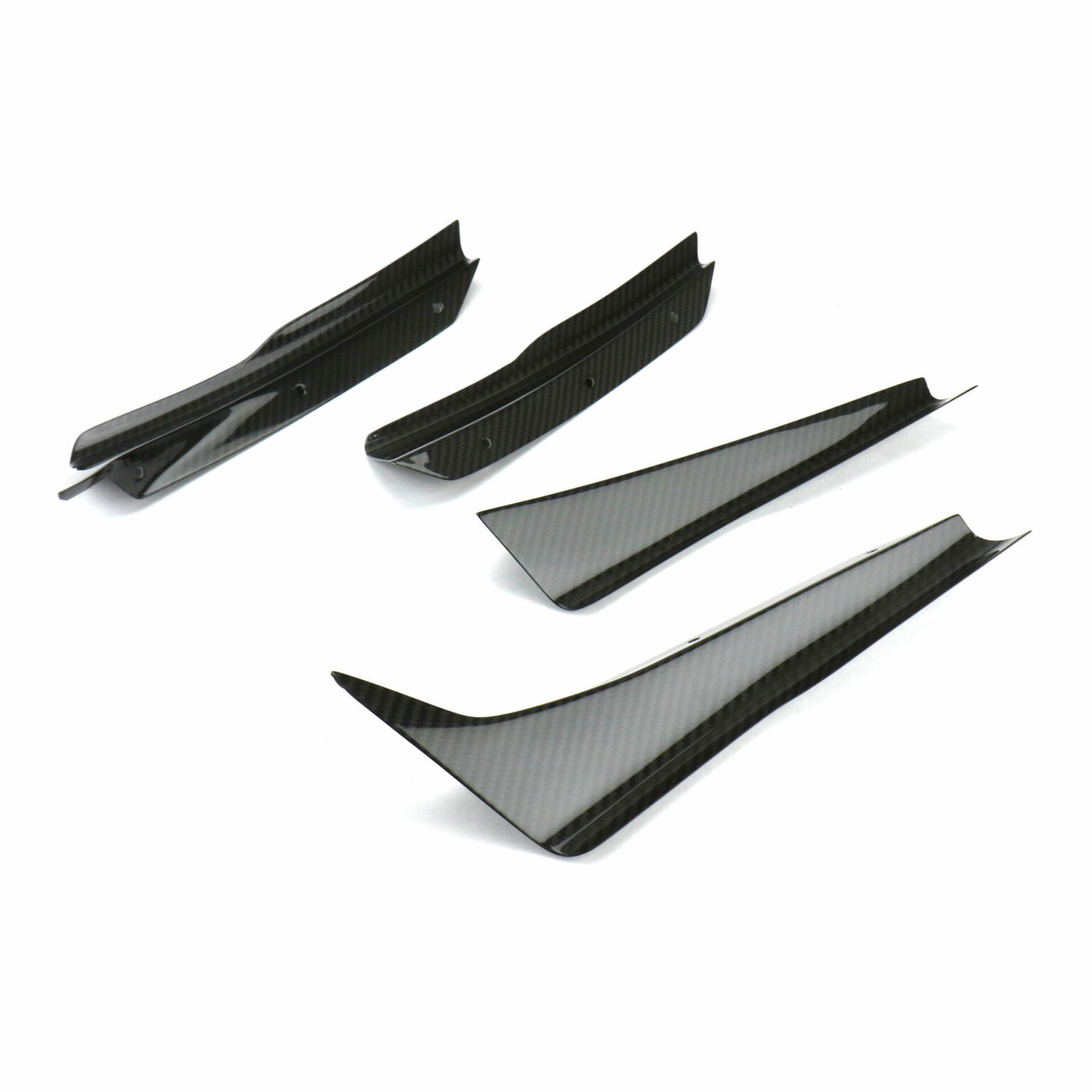 APR Performance 2018-2021 Subaru WRX Carbon Fiber 4 Piece Front Canards ...