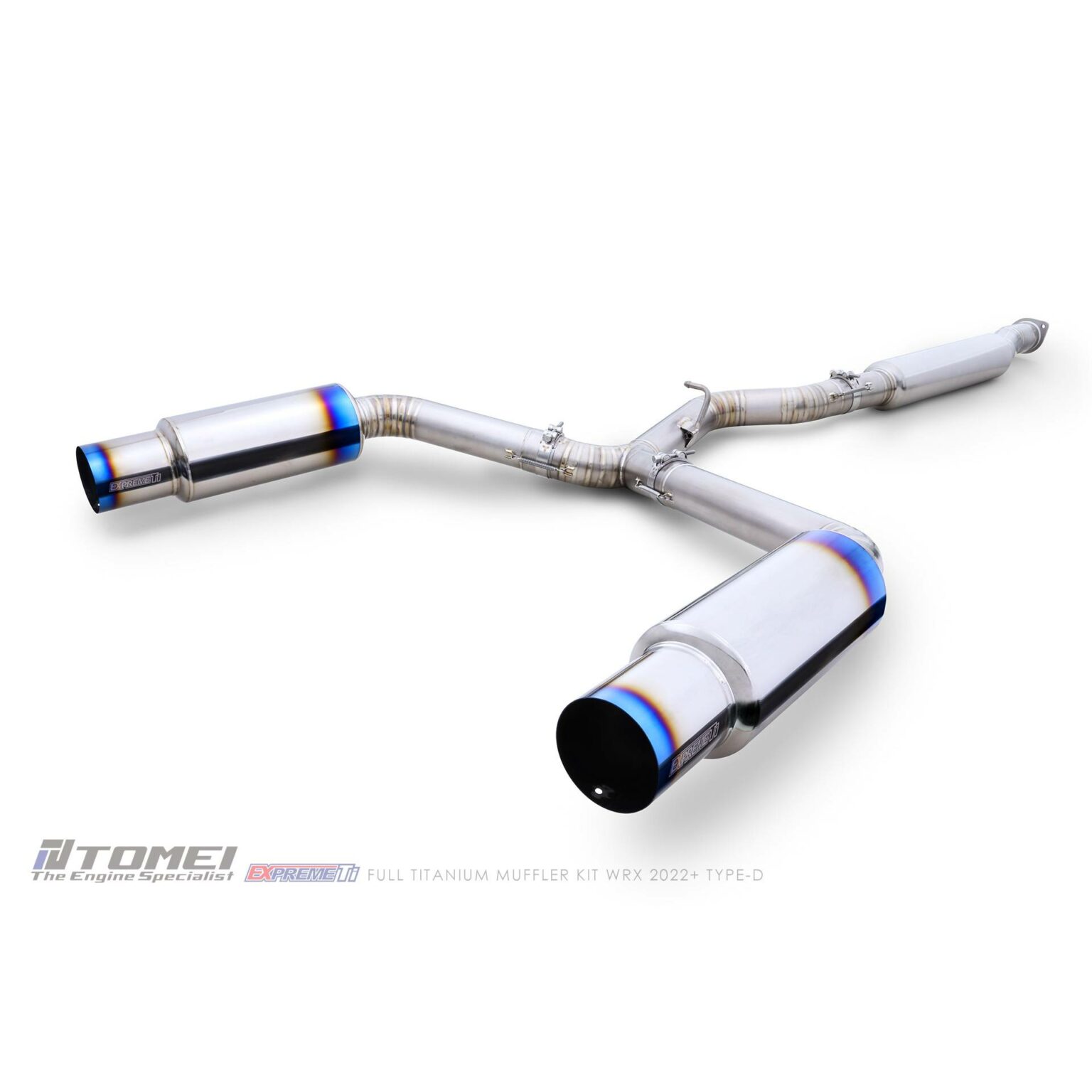 Tomei 2022-2024 Subaru WRX Expreme Ti Type-D Dual Exit Cat-Back Exhaust